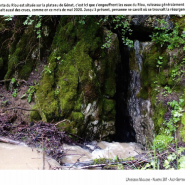 Génat : où va l’eau du plateau ?